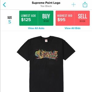 Supreme paint tee